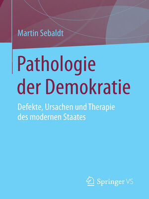 cover image of Pathologie der Demokratie